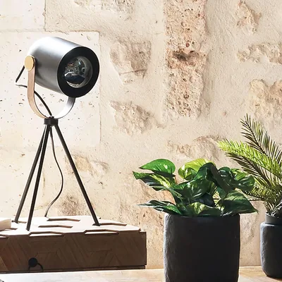 Atmosphera Createur D'Interieur Lámpara trípode negra H 46 cm – foto 2