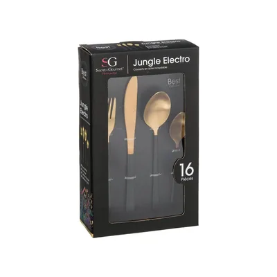 Atmosphera Createur D'Interieur 16 cubiertos acero inoxidable Jungle – foto 2