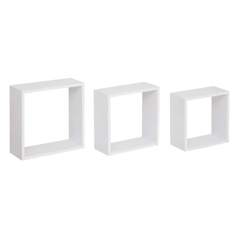 5five Simply Smart Juego de 3 estantes de pared blancos