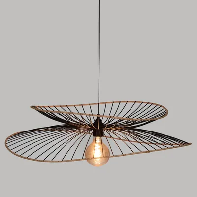 Atmosphera Createur D'Interieur Lámpara suspensión Alara negra D 69,5 cm – foto 5