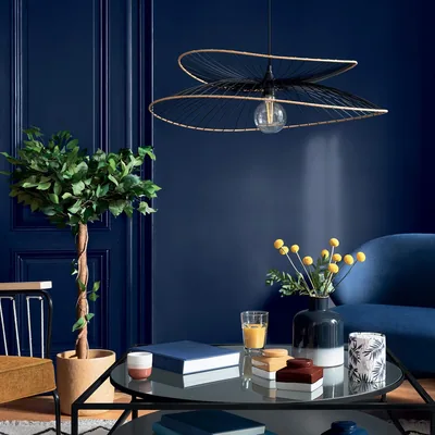 Atmosphera Createur D'Interieur Lámpara suspensión Alara negra D 69,5 cm – foto 1