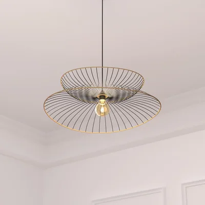 Atmosphera Createur D'Interieur Lámpara suspensión Alara negra D 69,5 cm – foto 7