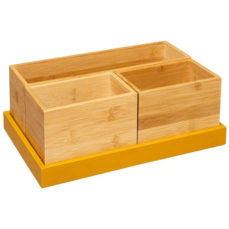 5five Simply Smart Organizador baño mostaza colección Colors