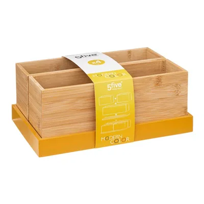 5five Simply Smart Organizador baño mostaza colección Colors – foto 2