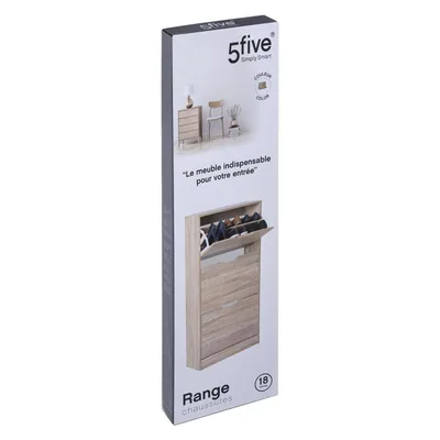 5five Simply Smart Zapatero Drawy 3 cajones blanco 119 cm – foto 2