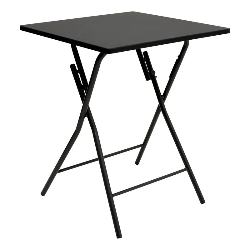 5five Simply Smart Mesa plegable Hespéride negra 60x60x75 cm
