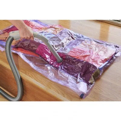 JJA Bolsa de Almacenamiento 5five Perfumado Válvula de vacío Rosa Polipropileno - pack de 3 unidades – foto 4