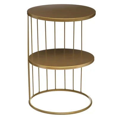 Atmosphera Createur D'Interieur mesa auxiliar Kobu gold 52 cm