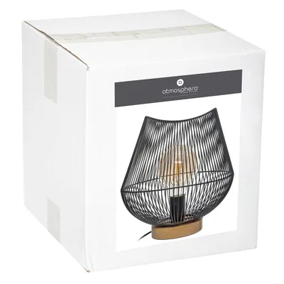 Atmosphera Createur D'Interieur Lámpara de mesa Jena negra 28 cm – foto 5