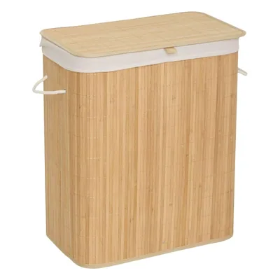 5five Simply Smart cesta para colada de bambú natural