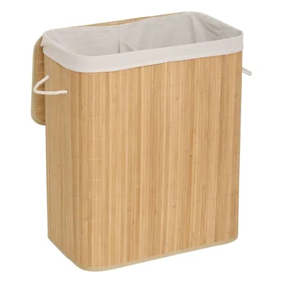 5five Simply Smart Cesta para colada de bambú natural – foto 4