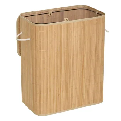 5five Simply Smart Cesta para colada de bambú natural – foto 5