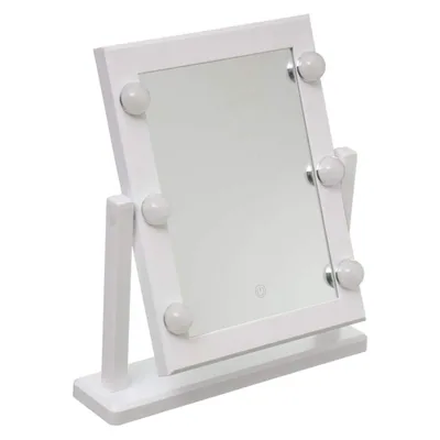 5five Simply Smart Espejo LED sobremesa giratorio Hollywood 40x37 cm – foto 1