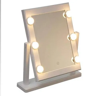 5five Simply Smart Espejo LED sobremesa giratorio Hollywood 40x37 cm – foto 2