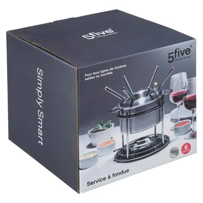 5five Simply Smart Fondue de acero inoxidable para 6 personas – foto 2