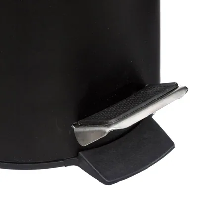 5five Simply Smart Papelera con pedal Naturéo Black 3 l – foto 3