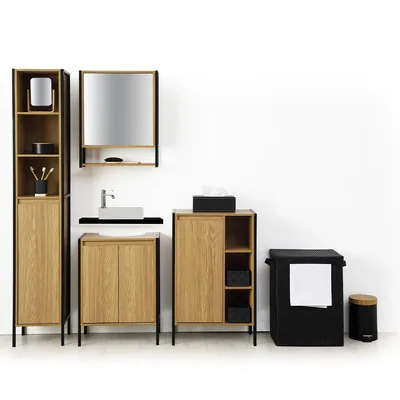5five Simply Smart Papelera con pedal Naturéo Black 3 l – foto 6