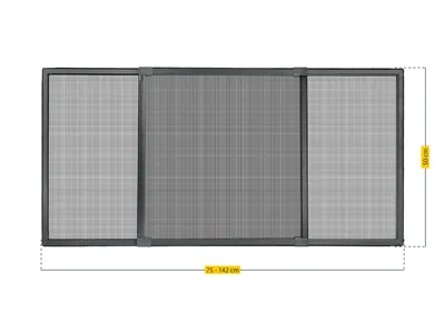 Schellenberg 50811 mosquitera corredera para ventanas 50x75-142 cm antracita – foto 6