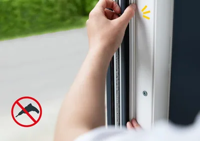 Schellenberg 70470 mosquitera de ventana Easy Click blanca 100x120 cm – foto 2
