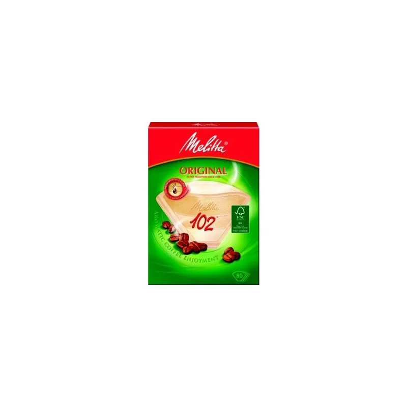 Melitta Jarra y filtro para cafetera 80 filtros marrón 102, 8-10 tazas