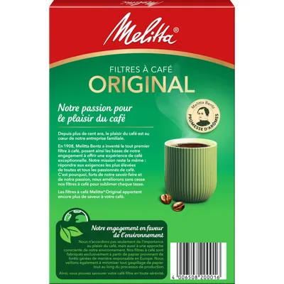 Melitta M30400, 40 Filtros de café, Tamaño 1x4, para cafeteras de filtro - pack de 6 unidades – foto 3
