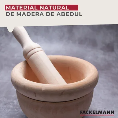 Fackelmann Mortero de Cocina para Triturar Especias - 1 unidad – foto 2