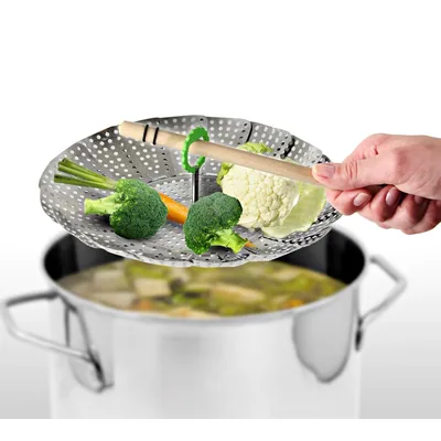 Fackelmann Food&more Cestillo Cocción Vapor acero inoxidable. Color inox. 13 a - 1 unidad – foto 3