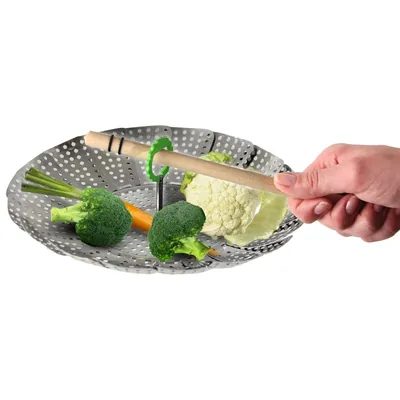 Fackelmann Food&more Cestillo Cocción Vapor acero inoxidable. Color inox. 13 a - 1 unidad – foto 4