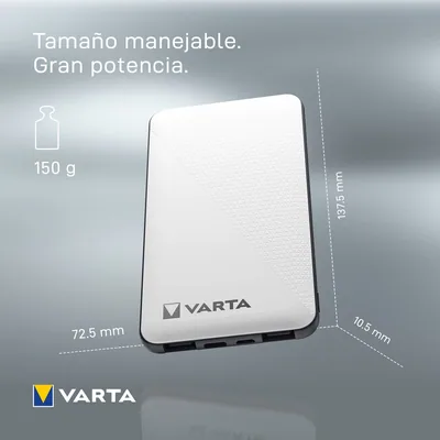 Varta Power Bank Energy 5000 mAh 12 W USB-C y USB-A – foto 2