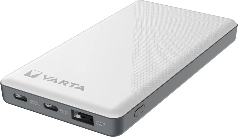 Varta Power Bank Energy 10000 mAh USB-A y USB-C blanco