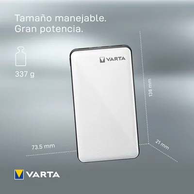 Varta Power Bank Energy 15000 mAh 20 W USB-C y USB-A – foto 2