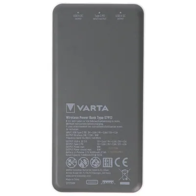 Varta Wireless Power Bank 10000 mAh 18 W USB-C PD – foto 4