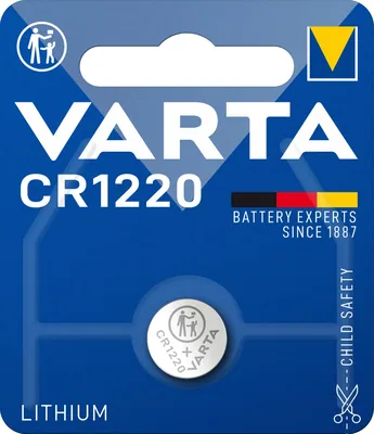 Varta Electronics pila de botón de litio CR1220 3 V (pack de 10)