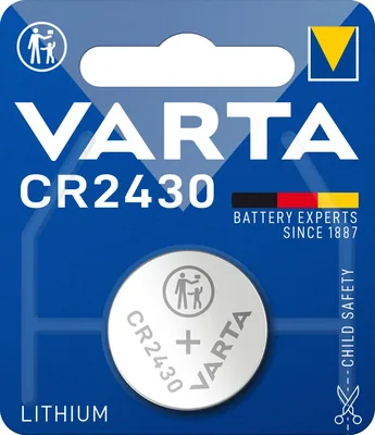 Varta Electronics pila de botón de litio CR2430 3 V – Electricidad e iluminación