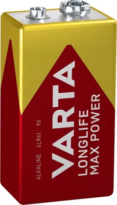 Varta Longlife Max Power pila alcalina 9V (pack de 10)