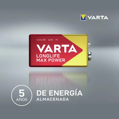 Varta Longlife Max Power pila alcalina 9V – foto 2