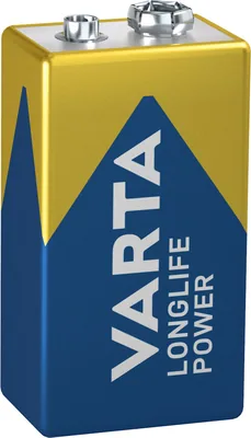 Varta 6LR61 Alkaline E-Block pila 9V 500mAh – foto 2