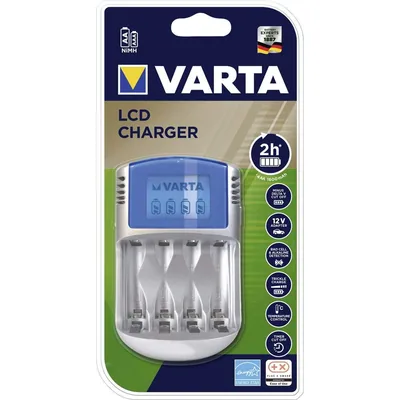 Varta LCD Charger cargador de pilas AA/AAA con cable USB – foto 2