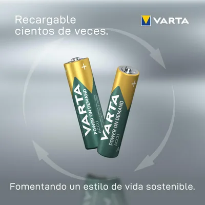Varta Recharge Accu Power 4 pilas AA recargables 2600 mAh – foto 2