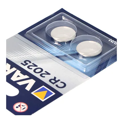 Varta Electronics 2 pilas de botón de litio CR2025 3 V – foto 2