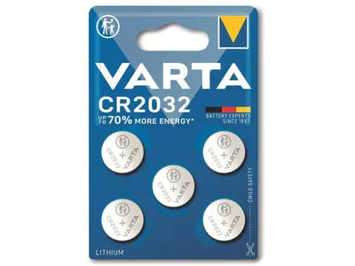 Varta 6032101401 Electronic 5 pilas de botón CR2032 (pack de 10)