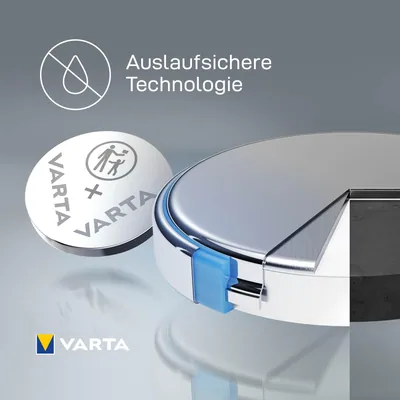 Varta Electronics 5 pilas de botón de litio CR2016 3 V – foto 6