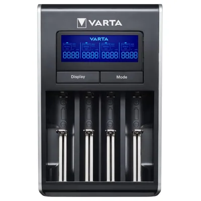 Varta LCD Dual Tech Charger cargador de pilas AA con cable de 1,8 m
