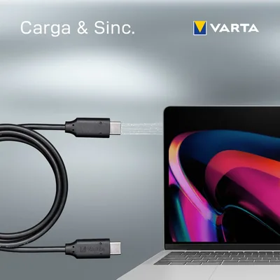 Varta Speed Charge & Sync Cable USB-C a USB-C 1 m – foto 1