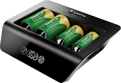Varta LCD Universal Charger+ cargador de pilas AA/AAA/C/D/9V y USB – foto 7