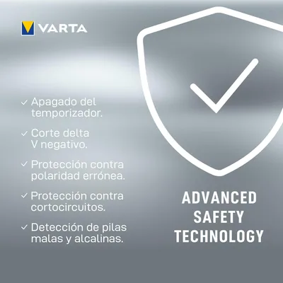 Varta LCD Universal Charger+ cargador de pilas AA/AAA/C/D/9V y USB – foto 8