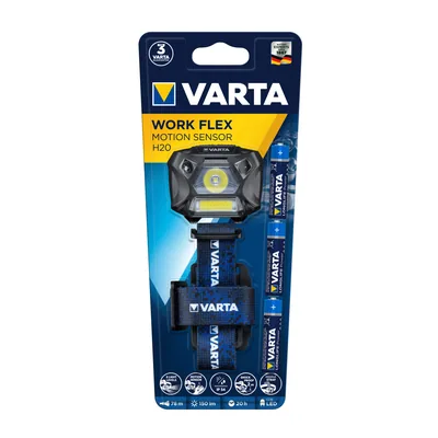 Varta Work Flex Motion Sensor Light H20 linterna de cabeza 3 W azul – foto 3