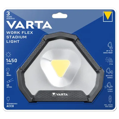 Varta Work Flex Stadium Light foco de trabajo LED recargable IP54 – foto 8
