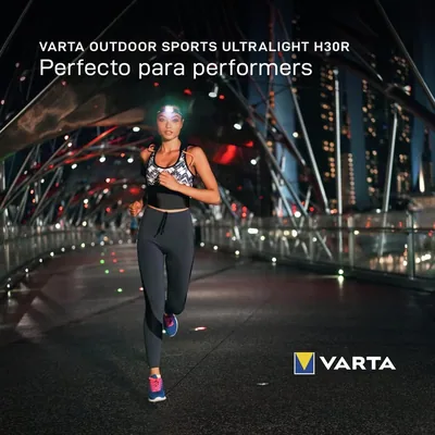 Varta Outdoor Sports Ultralight H30R linterna frontal LED recargable – foto 1