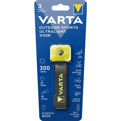Varta Outdoor Sports Ultralight H30R linterna frontal LED recargable – foto 6